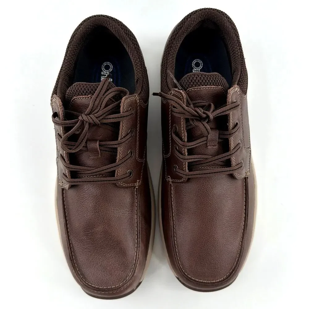 Orthofeet Leo Water Repellent Casual Shoe Brown Size 10.5 Wide